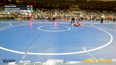 58 lbs Consi Of 16 #2 - Ezekiel Olsen, Fitness Fight Factory Wrestling Club vs Armani Castaneda, Top Rank Hammers