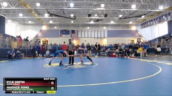 107 lbs Quarterfinal - Makenzie Sones, North Pontotoc High School vs Kylie Griffin, Ocean Springs