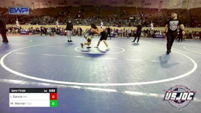 120 lbs Semifinal - Israel Garcia, OKC Saints Wrestling vs MaminaKowa Warrior, Tecumseh Youth Wrestling