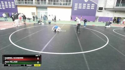 97-103 lbs Round 3 - Gabriel Schnerre, IL vs Max Millage, IA