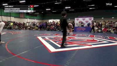 157 lbs Consi Of 8 #2 - Liam Kelly, IL vs Jordan Thompson, PA