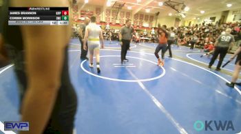155 lbs Rr Rnd 5 - James Brannon, KIPP TULSA vs Corbin Morrison, Salina Wrestling Club