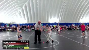 60 lbs 3rd Place Match - Brantley Russell, Unattached vs Wyatt Yeager, Warrior Ridge