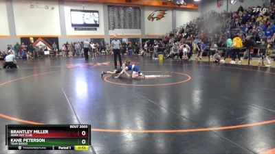 72 lbs Champ. Round 1 - Brantley Miller, Indee Mat Club vs Kane Peterson, Team Bosco