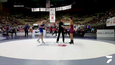 All Cadet Boys Freestyle Lower - 120 lbs Champ. Round 2 - Andres Aleman, Brawley Wrestling Academy vs Liam Mark, Wright Wrestling Academy