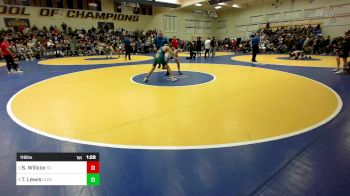 116 lbs Round Of 16 - Sean Willcox, St. John Bosco vs Thunder Lewis, Clovis