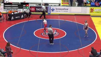 89 lbs Round Of 64 - Maddox Durkacs, Chartiers-Houston vs Maximus Jovenitti, St Marys