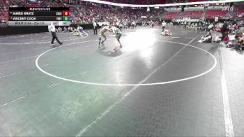 D2-175 lbs Cons. Round 1 - James Bratz, Shoreland Lutheran vs Vincent Cook, Freedom