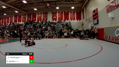 126 lbs Cons. Round 2 - Finn Pendergast, Silver Creek vs Aiden Buckler, Meeker