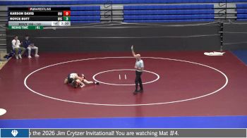 141 lbs Cons. Round 2 - Karson Davis, Ohio Northern University vs Royce Butt, Wisconsin Eu Claire