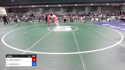 200 lbs Consi Of 8 #2 - Madison Beauregard, NH vs Kitana Leafaatoto, NV