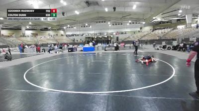 120 lbs 2nd Wrestleback (8 Team) - Colton Dunn, Station Camp High School vs Ozodbek Ruziboev, Pigeon Forge High School