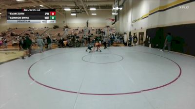 120 lbs Semifinal - Evan Zorn, Springtown vs Connor Swan, Plano West