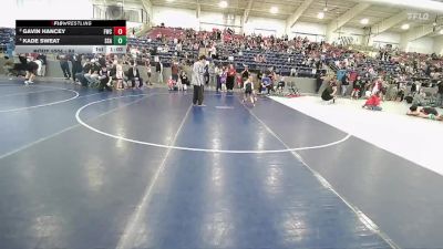 54 lbs Cons. Semi - Kade Sweat, Wasatch vs Gavin Hancey, Fremont Wrestling Club