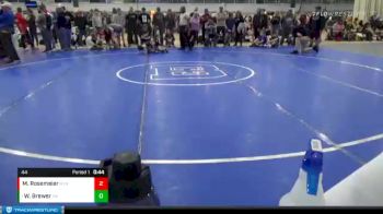 44 lbs Round 4 - Weston Brewer, New Kent vs Matthew Rosemeier, Riverheads Youth Wrestling