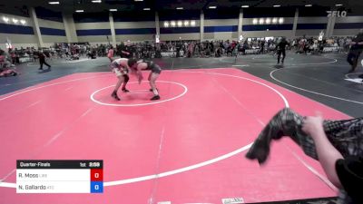 156 kg Quarterfinal - Ryland Moss, Liberty vs Nikolas Gallardo, Atc