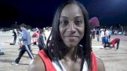 Chanelle Price running 1500 and on running contracts at 2013 Raleigh Relays