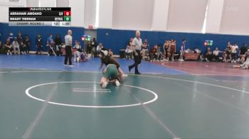 150 lbs Champ. Round 2 - Brady Tiernan, DePaul Catholic vs Abraham Amoako, St John Vianney