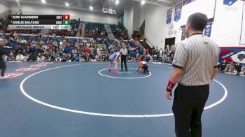 135 lbs 1st Place Match - Zuri Saunders, Central vs Karlie Balfanz, Campbell County