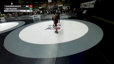 126 lbs Cons. Quarters - Asa Pelletier vs Alexander Duarte, Swamp Monsters Wrestling Club