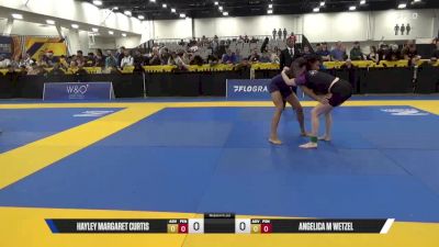 Angelica M Wetzel vs Hayley Margaret Curtis 2025 World IBJJF Jiu-Jitsu No-Gi Championship