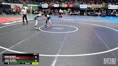 112 lbs Cons. Round 1 - Jake Olson, Colony High School vs Vash Bundy, Eagle River High School