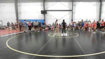 56 lbs Rr Rnd 1 - Dilynn Albrecht, Badger Girls Elite - W vs Saige Olver, Valkyrie Girls WC - W