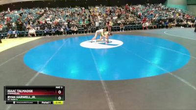 132 lbs Cons. Round 2 - Isaac Talmadge, Harrisburg vs Ryan Harwell,Jr., St. Mary`s