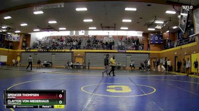 120/126 Quarterfinal - Spencer Thompsen, Hunter vs Clayton Von Niederhausern, Taylorsville