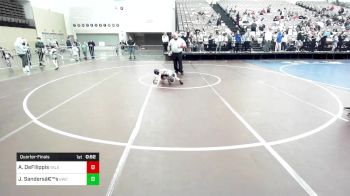 47-T lbs Quarterfinal - Anthony DeFilippis, Yale Street vs Jack Sandersâ€™s, Swc