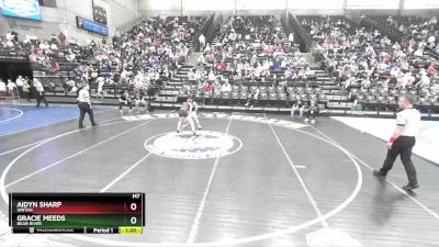 4A 105 lbs Quarterfinal - Gracie Meeds, Bear River vs Aidyn Sharp, Uintah