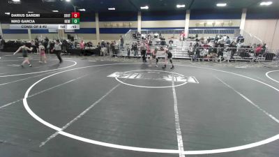 102 lbs Consi Of 8 #2 - Darius Saremi, Southwest Stallions WC vs Niko Garcia, Rebel WC