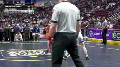 121 lbs Quarterfinal - Dakota Santamaria, Tussey Mountain vs Sam Wolford, Northern Lebanon