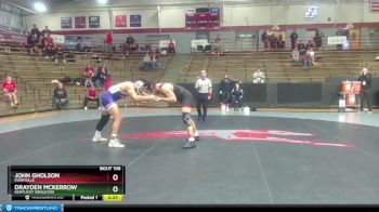 184 lbs Cons. Round 3 - John Gholson, Maryville vs Drayden McKerrow, Kentucky Wesleyan