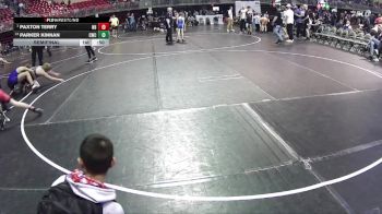 90 lbs Semifinal - Paxton Terry, Nebraska Boyz vs Parker Kinnan, Cozad Wrestling Club