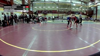 125 lbs Cons. Round 2 - Samantha Durbin, Marist HS vs Ashley Fether, Tuslaw
