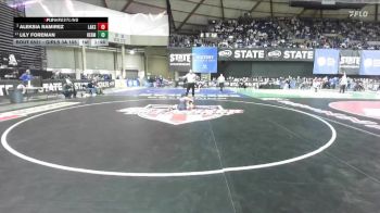 Girls 3A 105 lbs Quarterfinal - Aleksia Ramirez, Lakes (Girls) vs Lily Foreman, Hermiston (Girls)