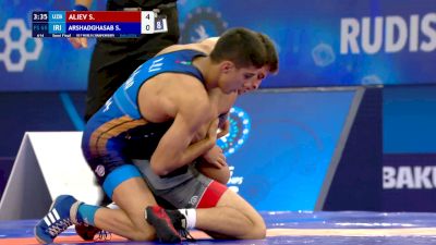 65 kg 1/2 Final - Shokhiddin Aliev, Uzbekistan vs Sam Keyvan Arshadghasabsaraei, Iran