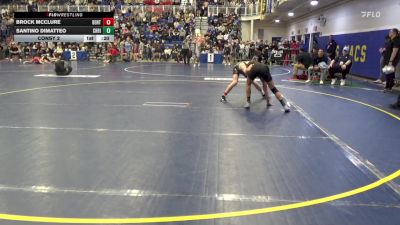 121 lbs Consy 2 - Brock McClure, Bentworth vs Santino DiMatteo, Christian Brothers Acad.-NJ