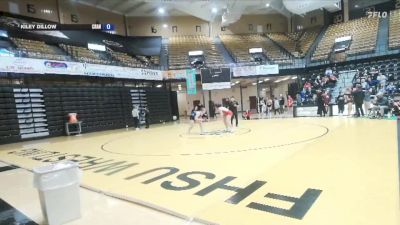 160 lbs 5th Place Match - Kiley Dillow, Chanute HS vs Aliana Barnoski, Minot State