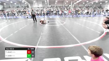 90 lbs Rr Rnd 3 - Thomas Jaust, Iron Horse Wrestling Club vs Nathan Yoder, PA Alliance Blue