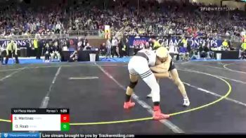 D4-145 lbs 1st Place Match - Dillon Raab, Bark River-Harris vs Sebastian Martinez, Riverview Gabriel Richard