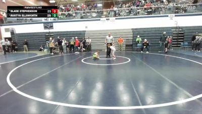 45 lbs 1st Place Match - Rustyn Ellsworth, Sublime Wrestling Academy vs Slade Stephenson, Small Town Grims