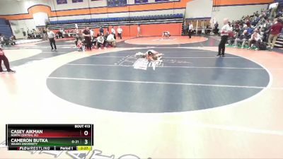 197 lbs Semifinal - Cameron Butka, Wilkes University vs Casey Aikman, North Central (IL)