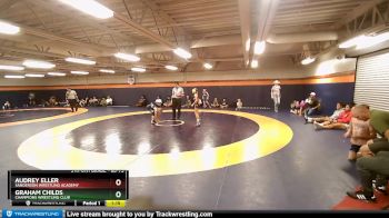 68-73 lbs Round 1 - Audrey Eller, Sanderson Wrestling Academy vs Graham Childs, Champions Wrestling Club