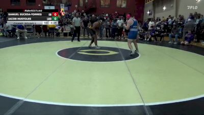 197 lbs Champ. Round 2 - Samuel Euceda-Torres, Montevallo vs Jacob Hustoles, Lander