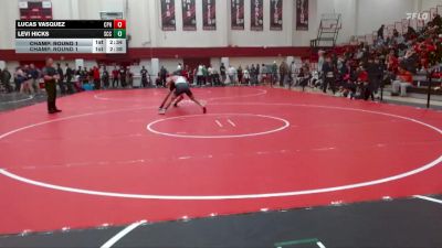 149 lbs Champ. Round 1 - Lucas Vasquez, Cal Poly Humboldt vs Levi Hicks, Shasta Community College