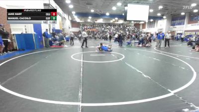 106 lbs Champ. Round 2 - Manuel Cacoilo, Gilroy vs Jake Hart, Calabasas