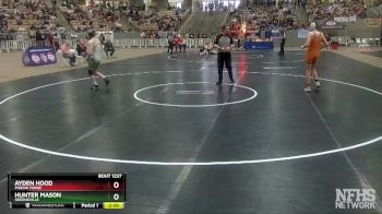 A 145 lbs Semifinal - Hunter Mason, Greeneville vs Ayden Hood, Pigeon Forge