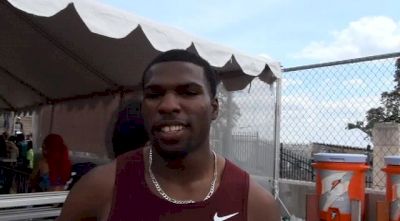 Ameer Webb wins the 100m, reminds everyone that he's here